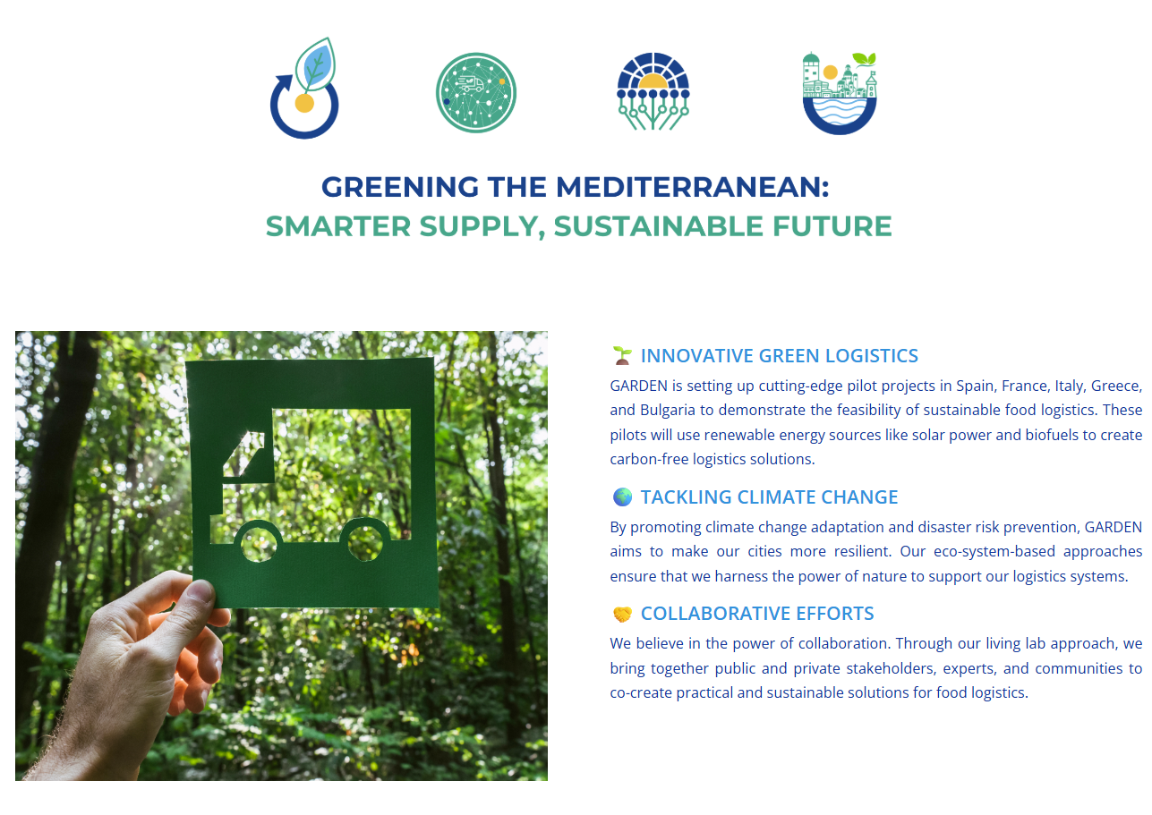 GARDEN: Report on food chain logistic challenges, electric and biofuel mobility solutions in public policies